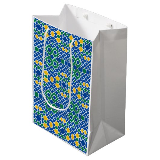 morocan zelij medium cadeauzakje (Voorkant Gekanteld)