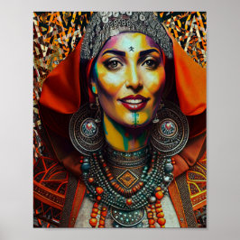 Moroccan Amazigh Beauty Poster