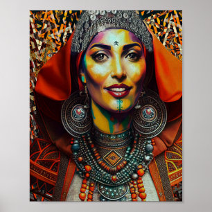 Moroccan Amazigh Beauty Poster