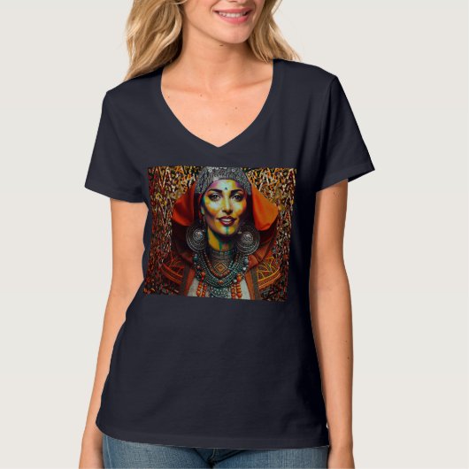 Moroccan Amazigh Beauty T-shirt (Voorkant)