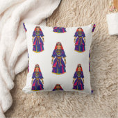 Moroccan Berber Woman Traditional Dress Kussen (Deken)