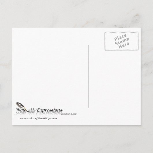 Moroccan Blue Save the Date Briefkaart (Achterkant)