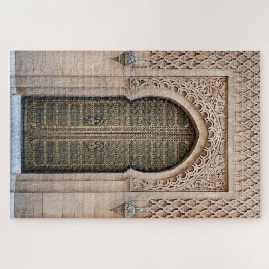 "MOROCCAN DEUR", REISFOTOGRAFIE LEGPUZZEL (Horizontaal)