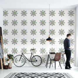 Moroccan Embroidery Star Behang