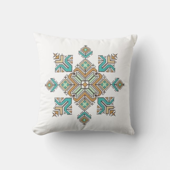 Moroccan Embroidery Star Kussen (Voorkant)