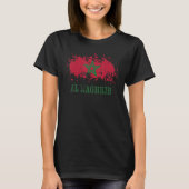 Moroccan enthusiasts for al Maghrib and Morocco T-shirt (Voorkant)