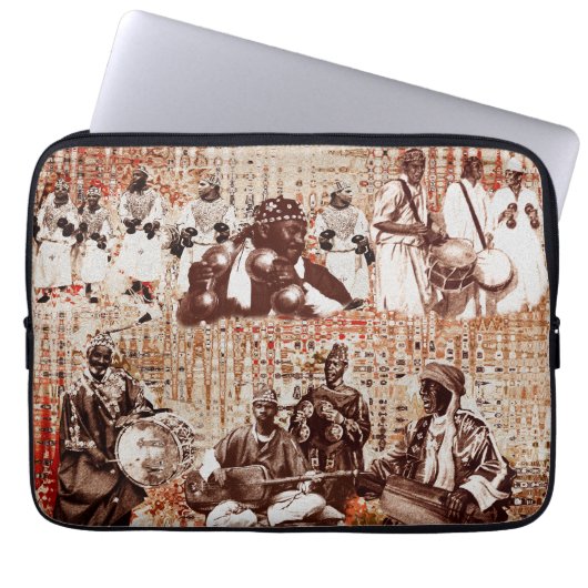 Moroccan Feast V4 Laptop Sleeve (Voorkant)
