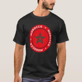Moroccan Flag of Morocco T-shirt (Voorkant)