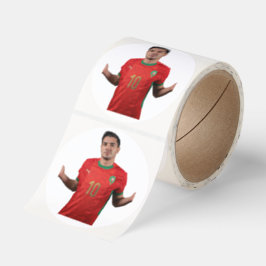Moroccan Football Player Stickers