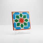 Moroccan Geometric Ceramic Tile Decor Tegeltje
