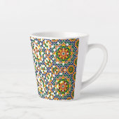 Moroccan Geometric Pattern Latte Mok (Rechts)