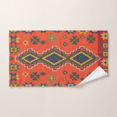 Moroccan Harmony in Orange Bad Handdoek (Handdoek)