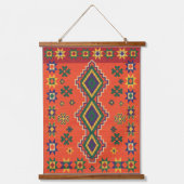 Moroccan Harmony in Orange Hangend Wandkleed (Voorkant)