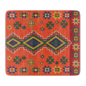 Moroccan Harmony in Orange Snijplank (Voorkant)