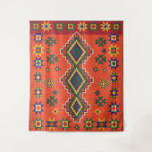 Moroccan Harmony in Orange Wandkleed (Voorkant)