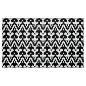 Moroccan Ikat Damask Pattern, Black and White Stof (Fat Quarter)