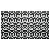 Moroccan Ikat Damask Pattern, Black and White Stof (Yard (91,4 cm))