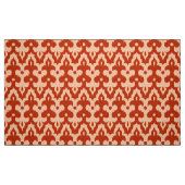 Moroccan Ikat Damask Pattern, Mandarijns Oranje Stof (Fat Quarter)