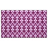 Moroccan Ikat Damask Pattern, Plum en Orchid Stof (Fat Quarter)