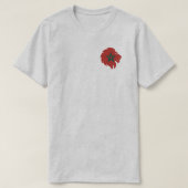 Moroccan Lion Head with Green Star Design T-shirt (Design voorkant)