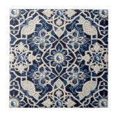 Moroccan Mediterranean Faux Diamond Tile Pattern Tegeltje (Voorkant)