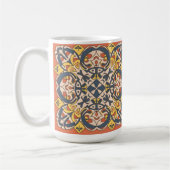 Moroccan mosaic, mandala koffiemok (Links)