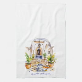 Moroccan Oasis - A Culinary Journey Kitchen Towels Theedoek