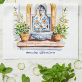 Moroccan Oasis - A Culinary Journey Kitchen Towels Theedoek