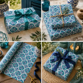Moroccan Oasis Mosaic for Luxury Mediterranean Cadeaupapier