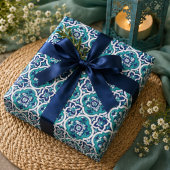 Moroccan Oasis Mosaic for Luxury Mediterranean Cadeaupapier