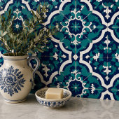 Moroccan Oasis Mosaic for Luxury Mediterranean Tegeltje