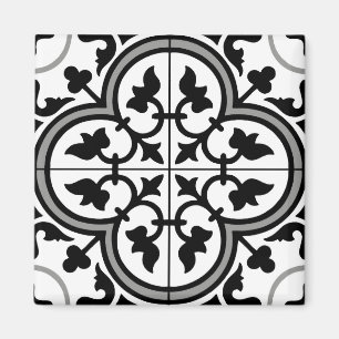 Moroccan Ornamental Tegel Pattern Magneet