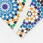 Moroccan Pattern Fleece Blanket (Hoek)