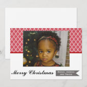 Moroccan Photo Christmas Card Feestdagenkaart (Voorkant / Achterkant)