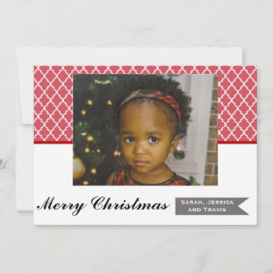 Moroccan Photo Christmas Card Feestdagenkaart