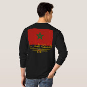 "Moroccan Pride 2" Shirten T-shirt (Achterkant volledig)