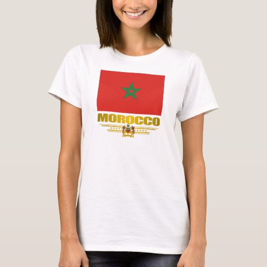 "Moroccan Pride" Shirten T-shirt (Voorkant)
