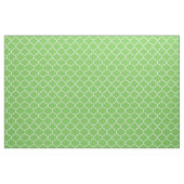 Moroccan Quatrefoil Green Flash & White Stof (Fat Quarter)