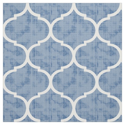 Moroccan Quatrefoil Tile Pattern Home Decor Stof (Swatch)