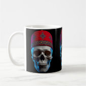 Moroccan Skull Art Koffiemok (Links)