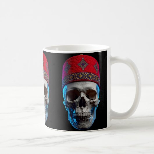 Moroccan Skull Art Koffiemok (Rechts)