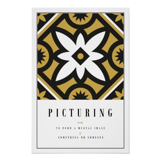 Moroccan Tapestry Perfect Poster (Voorkant)