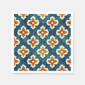 Moroccan Tile Paper Napkin Servet (Voorkant)