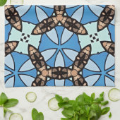 Moroccan Tile Pattern -2 Theedoek (Gevouwen)