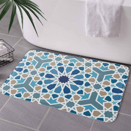 Moroccan Tile Pattern Badmat