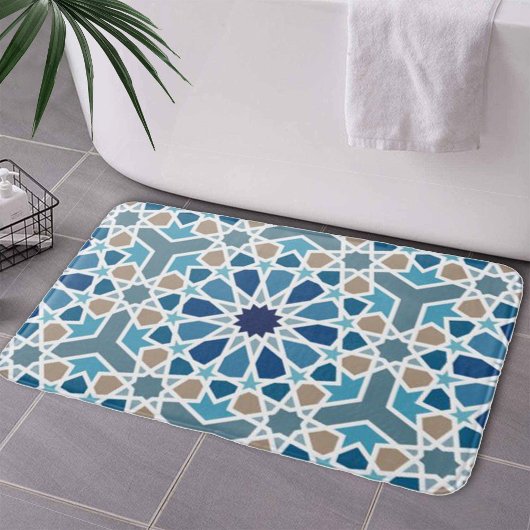 Moroccan Tile Pattern Badmat