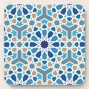 Moroccan Tile Pattern Bier Onderzetter