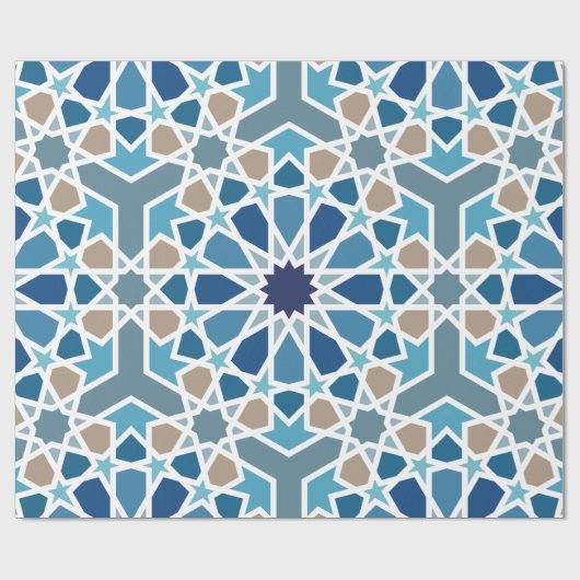 Moroccan Tile Pattern Cadeaupapier (Vlak)