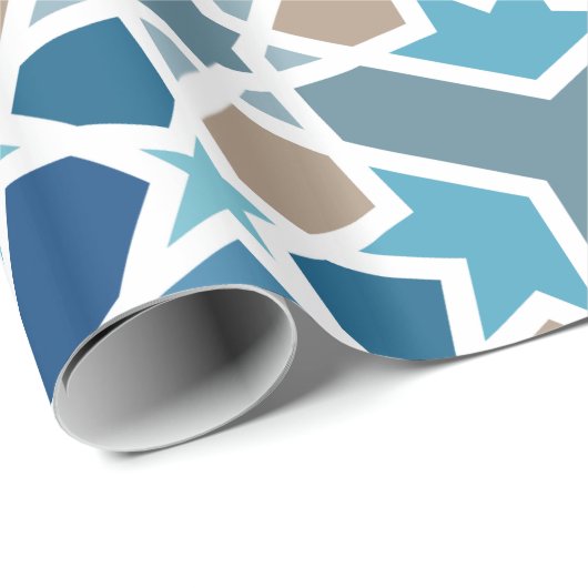 Moroccan Tile Pattern Cadeaupapier (Rol Hoek)