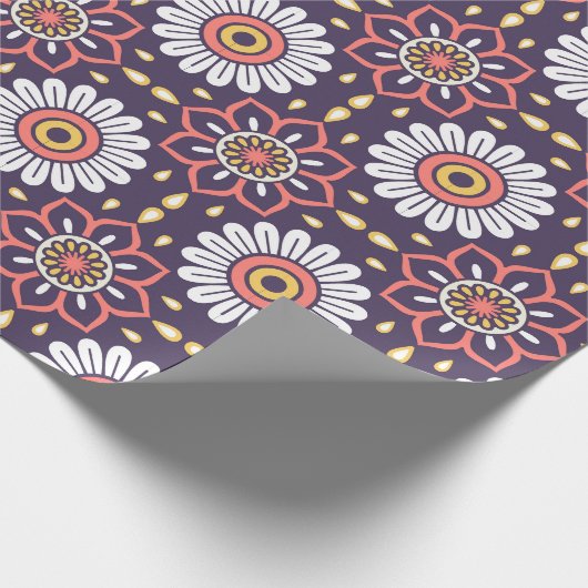 Moroccan Tile Pattern Cadeaupapier (Hoek)